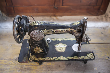 Old sewing machine