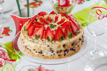 Erdbeertorte
