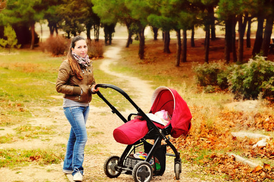 Woman With Stroller