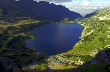 Jeziora w Dolinie Poęciu Stawów w Tatrach