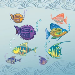 Selbstklebende Fototapeten Fische © djapart