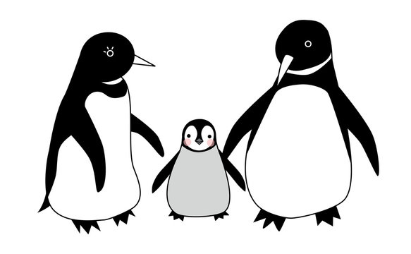 ペンギン親子 Stock イラスト Adobe Stock ペンギン親子 Stock イラスト Adobe Stock
