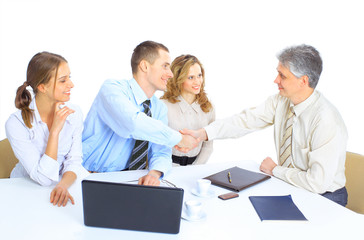 Group of businessmen the conclusion