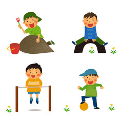 外遊び（男の子）