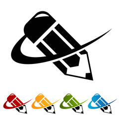 Swoosh Pencil Icons
