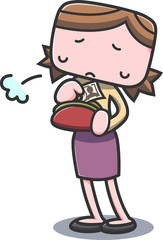 金欠女子