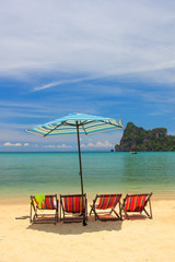 Beautiful bay of Phi Phi island Thailand