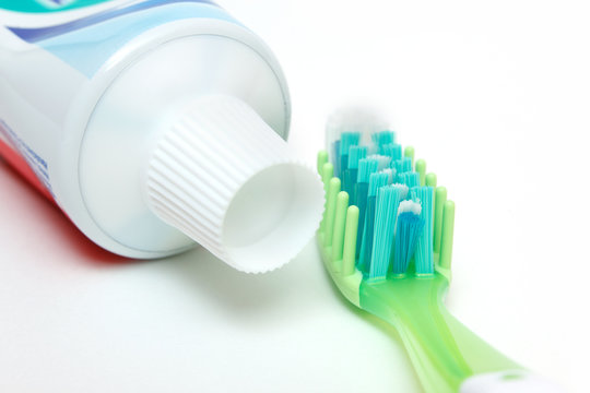 Toothpaste and toothbrush