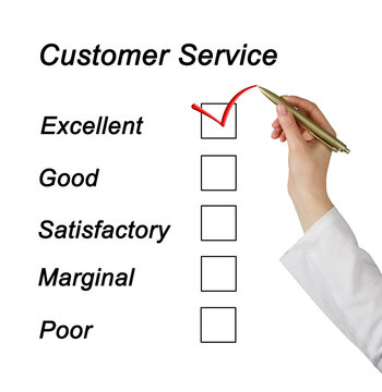 Evaluation of customer service
