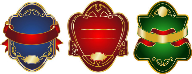 Three various emblems