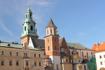 Obraz premium Wawel in Cracow, former capital city of Poland.