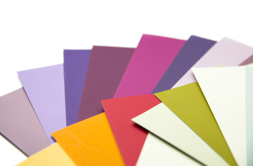 Bunte Farbwahlkarten