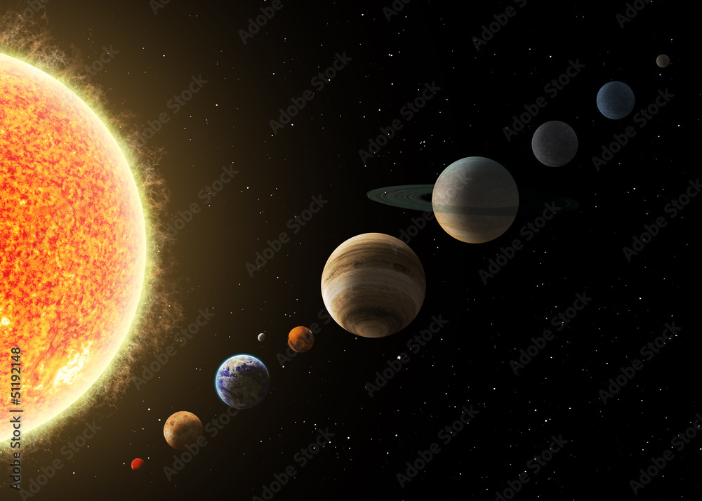 Canvas Prints solar system. elements of this image furnished by nasa