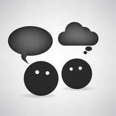 Black head round talk