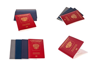 Set of Russian passport
