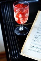 strawberry risotto