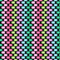 Obraz na płótnie Canvas Seamless pattern with polka dots