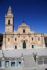 Fototapeta na wymiar Cattedrale di Ragusa, chiesa di San Giovanni Battista