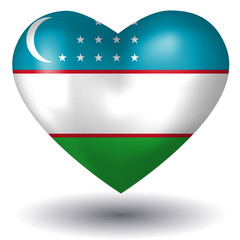 Herz mit Schatten - Usbekistan