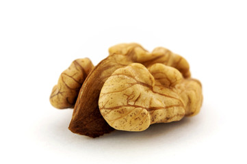 Walnut isolated on white bacjkground