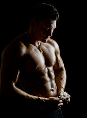 Fototapeta premium muscular sexy guy