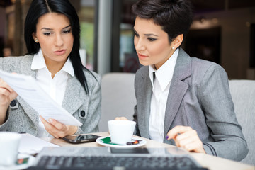 Business women in meeting