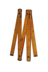 old yellow measure tool