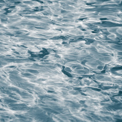 Abstract water ripple in blue