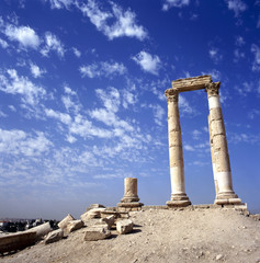 Fototapeta na wymiar Hercules Temple Amman