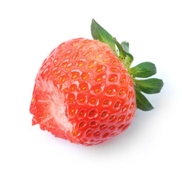 Bitten strawberry