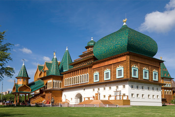 Fototapeta na wymiar The Palace of Tsar Alexei Mikhailovich. Kolomenskoye. Moscow