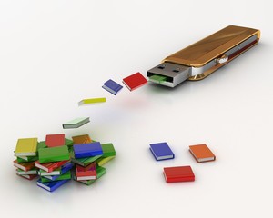 the book, departing from your USB flash drive