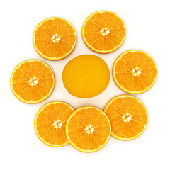 sliced orange