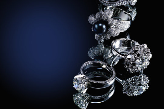 Collections of rings with diamond