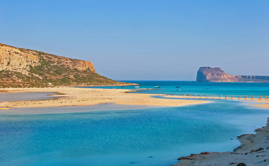 Gramvousa island and Balos Lagoon on Crete