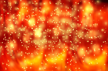 New Year and Christmas red background with yellow highlights