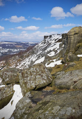 Curbar Edge, Peak district, England