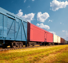 Fototapeta premium freight train