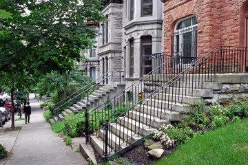 Old townhouses