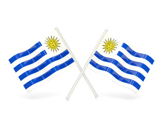 Fototapeta premium Flag of uruguay