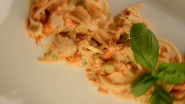 Ensalada de frutos del bosque.