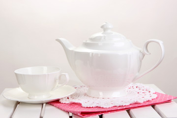 Beautiful set with tea
