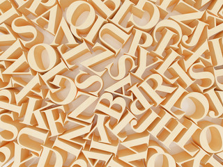 Fototapeta premium Background of alphabets