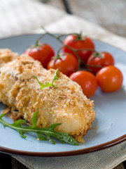 Fish fillet with tomato