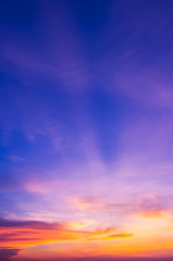 Fototapeta premium sunset sky