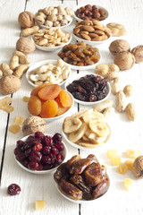 Dainty nuts and dried fruits mix