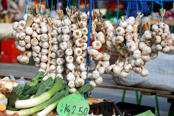 Braids of garlic