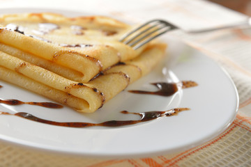 two pancakes