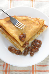 two pancakes