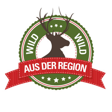 Button: Wild aus der Region